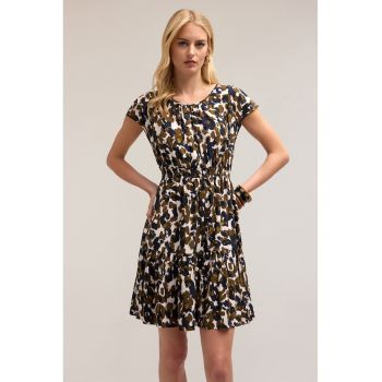 Rochie scurta cu imprimeu