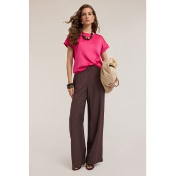 Tricou lejer din satin