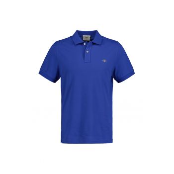 Tricou polo din bumbac pique Shield