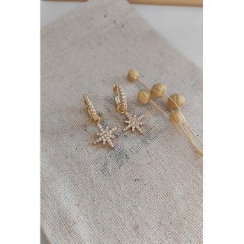 Cercei de argint veritabil 925 decorati cu zirconia
