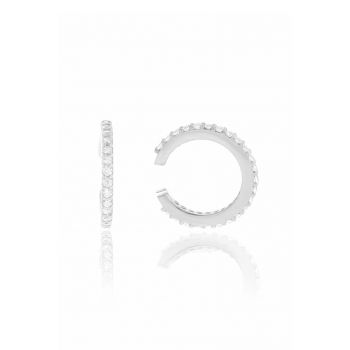 Cercel ear cuff din argint veritabil
