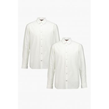 Only & Sons - Set de camasi din amestec de bumbac organic - 2 Piese