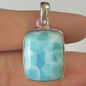 Pandantiv larimar argint | Model 5