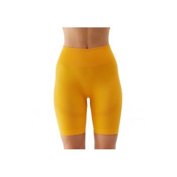 Pantaloni sport scurti dama WSS24TFSHF496 - 4F - Poliamida/Elastan - Galben -