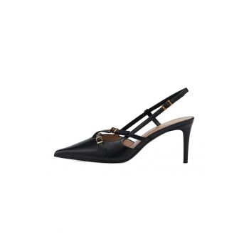 Pantofi din piele cu barete multiple