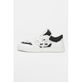 Pantofi sport din piele cu insertii din material textil Low 3.0