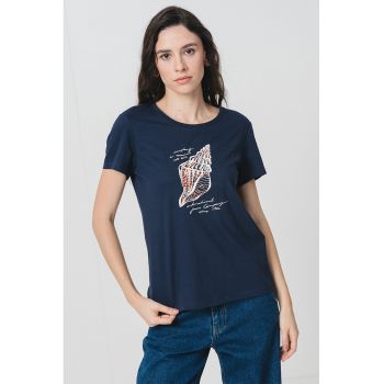 Tricou cu design grafic Alma