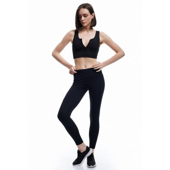 Colanti crop cu talie inalta