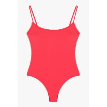 Costum de baie intreg cu model uni
