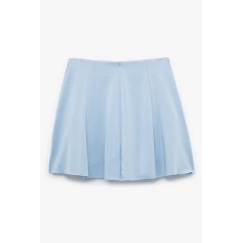 Fusta-pantalon vaporoasa cu talie medie