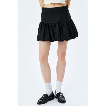 Fusta scurta cu model uni