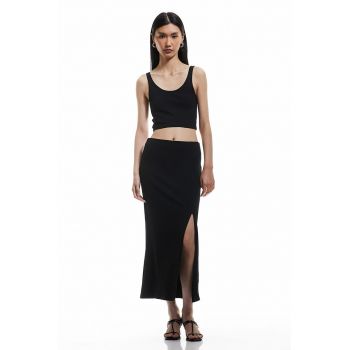 Fusta slim fit striat