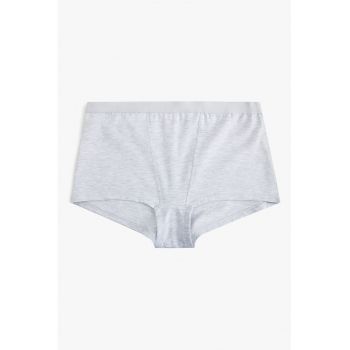 Set de chiloti hipster cu model uni - 2 perechi