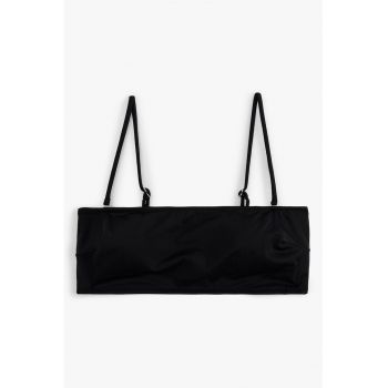 Sutien de baie bandeau cu bretele detasabile