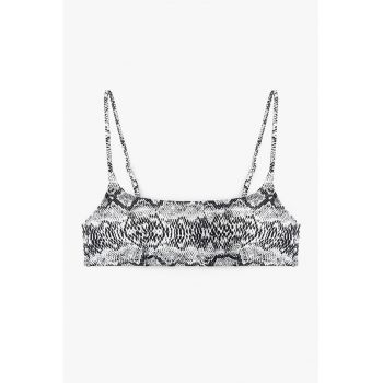 Sutien de baie cu model piele de reptila