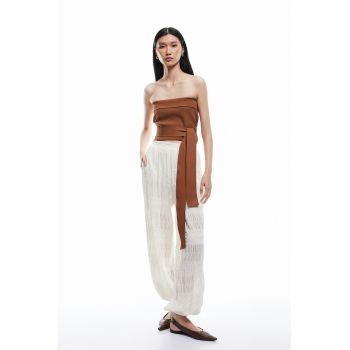 Top bandeau cu cordon