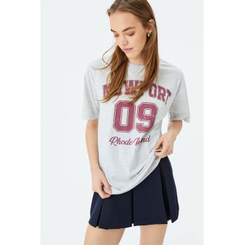 Tricou din amestec de bumbac cu imprimeu
