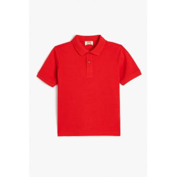 Tricou polo de bumbac
