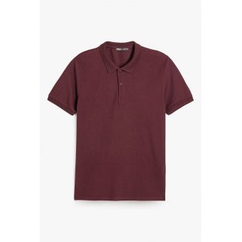 Tricou polo slim-fit din bumbac