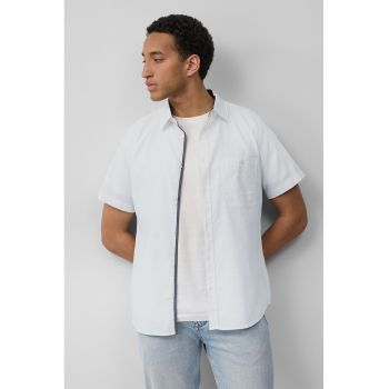 Camasa cu maneca scurta barbati - croiala Slim Fit si design cu un singur buzunar
