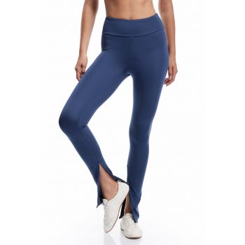 Colanti slim fit cu talie inalta
