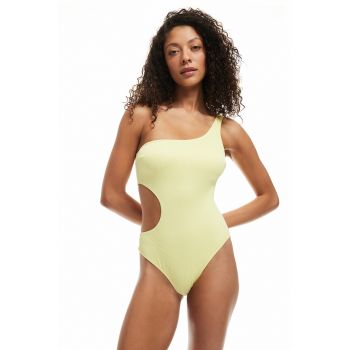Costum de baie intreg cu decolteu pe un umar