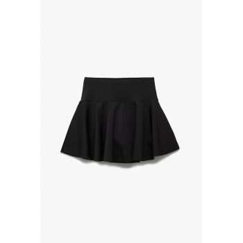Fusta-pantalon cu talie inalta