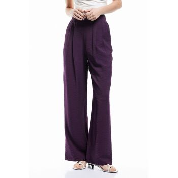 Pantaloni ampli cu talie inalta