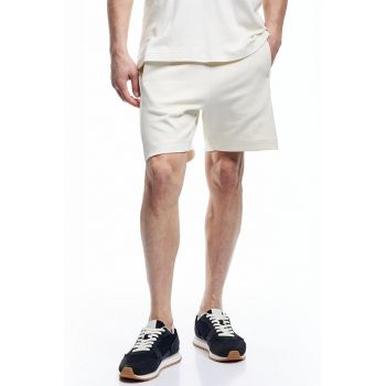 Pantaloni scurti din amestec de bumbac cu snur