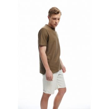 Pantaloni scurti din amestec de in