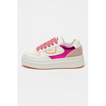 Pantofi sport cu insertii de piele intoarsa Mery