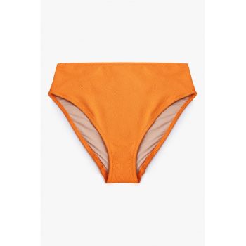 Slip hipster cu aspect texturat