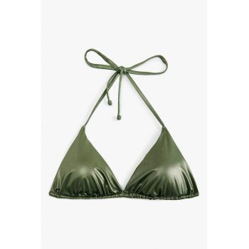 Sutien triunghiular de baie - Verde feriga -