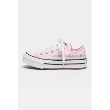 Tenisi low-cut cu model floral All Star Lift