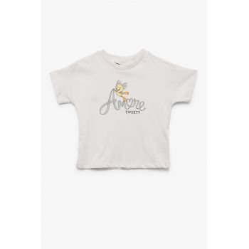 Tricou de bumbac cu imporimeu grafic