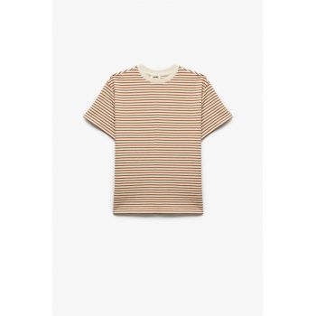 Tricou in dungi din amestec de bumbac