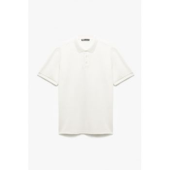 Tricou polo cu model uni