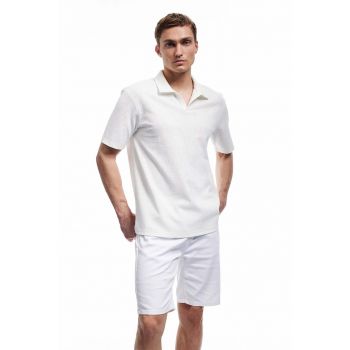 Tricou polo cu model uni