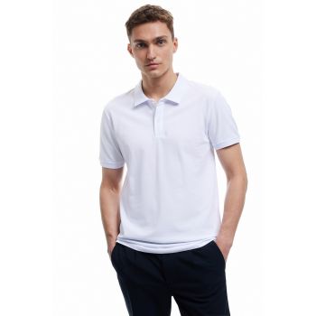 Tricou polo slim-fit din bumbac