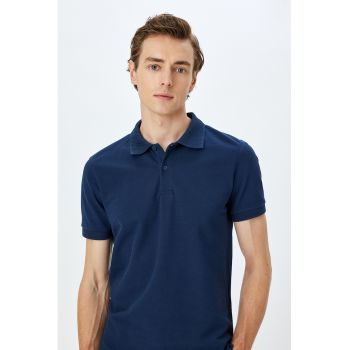 Tricou polo slim-fit din bumbac