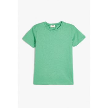 Tricou uni de bumbac
