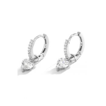 Cercei din argint 925 decorati cu pietre zirconia