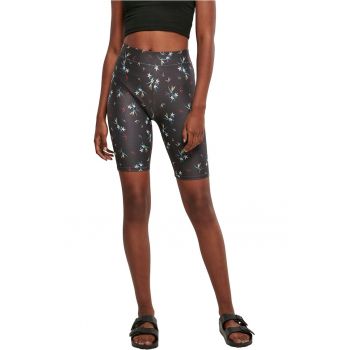 Colanti cu model floral si talie inalta