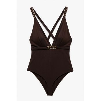Costum de baie intreg cu burete