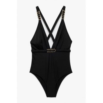 Costum de baie intreg cu burete