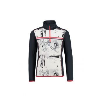 Hanorac fleece copii  31L0795 - Negru/Gri 116
