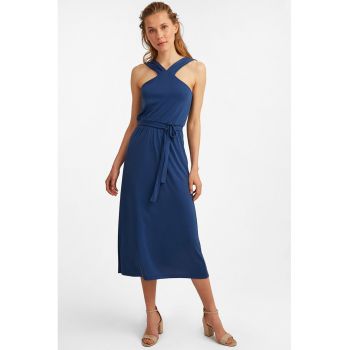Rochie midi halter