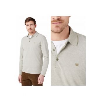 Tricou Barbati -  Refined Polo - Regular Fit - Cu Nasturi - Confortabil - Elegant - 100% Bumbac - Respirabil - Ideal Pentru Zi Cu Zi - Marimea 3XL - Verde Deschis