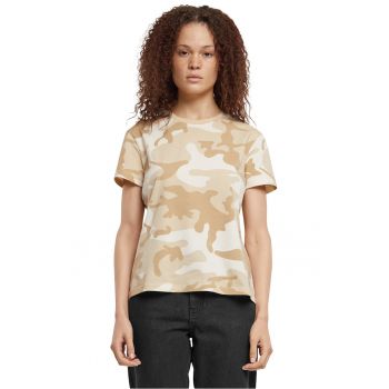 Tricou cu imprimeu camuflaj