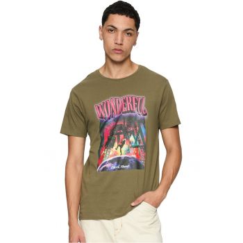 Tricou de bumbac cu imprimeu grafic